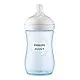 Philips AVENT Шише за хранене Natural Response 260 мл с биберон без протичане Natural Response Поток 3, 1м+ Синьо SCY903/21