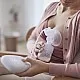 Единична електрическа помпа Natural Motion Philips AVENT SCF395/31 Advanced с 1 бр. полипропиленово шише от 125 мл с биберон Natural Response 0м+, 5 бр. торбички за кърма и 4 бр. подплънки