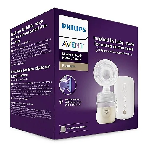 Единична електрическа помпа Natural Motion Premium Philips AVENT SCF396/31