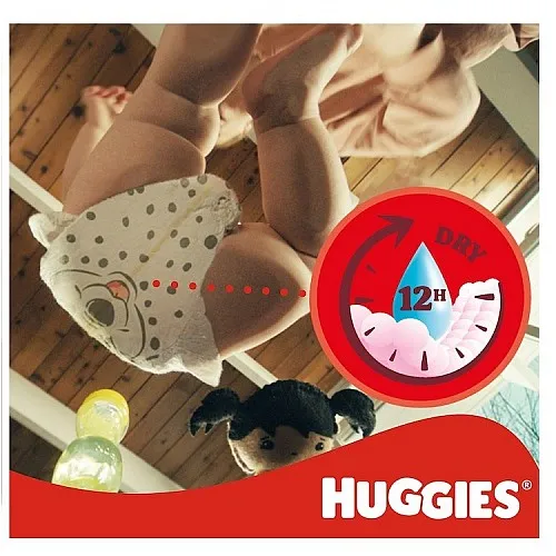 Huggies Little Movers Бебешки пелени размер 3 4-9кг 78бр.
