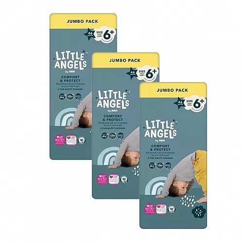 LITTLE ANGELS Памперси 6+ 16+кг 138бр.