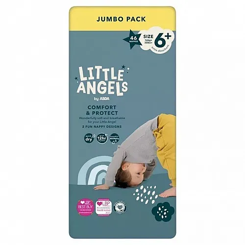 LITTLE ANGELS Памперси 6+ 16+кг 46бр.