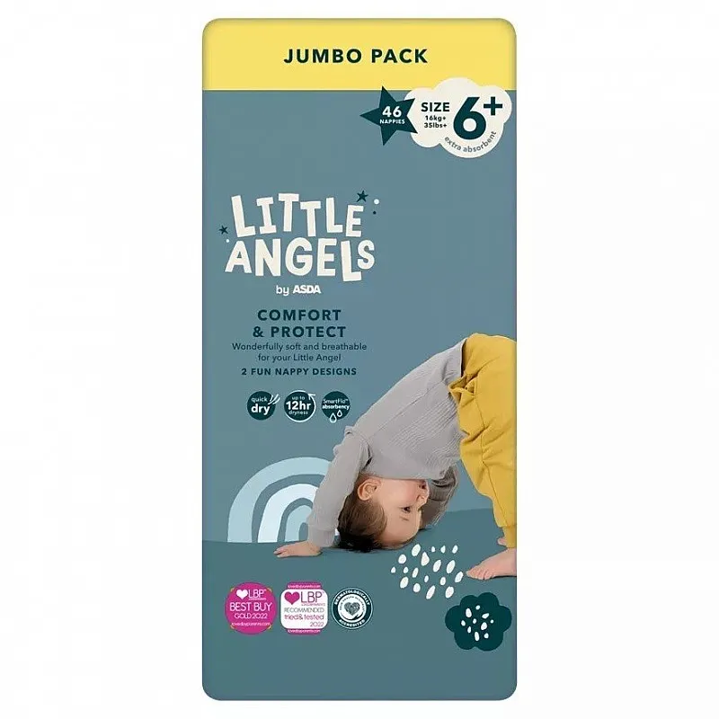 LITTLE ANGELS Памперси 6+ 16+кг 46бр.