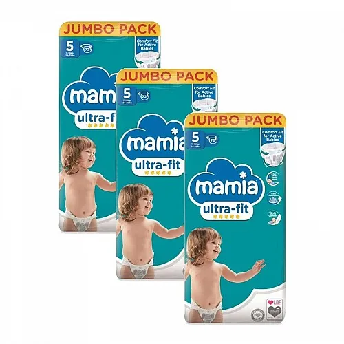 Mamia Еднократни пелени 5 11-16кг 216бр.