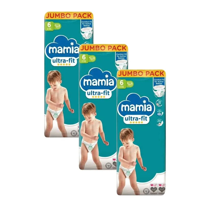 Mamia Еднократни пелени 6 13-18кг 180бр.