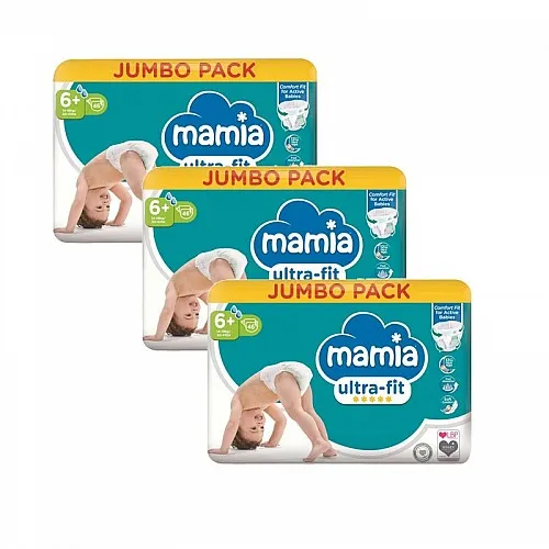 Mamia Еднократни пелени 6+ 14-19кг 138бр.