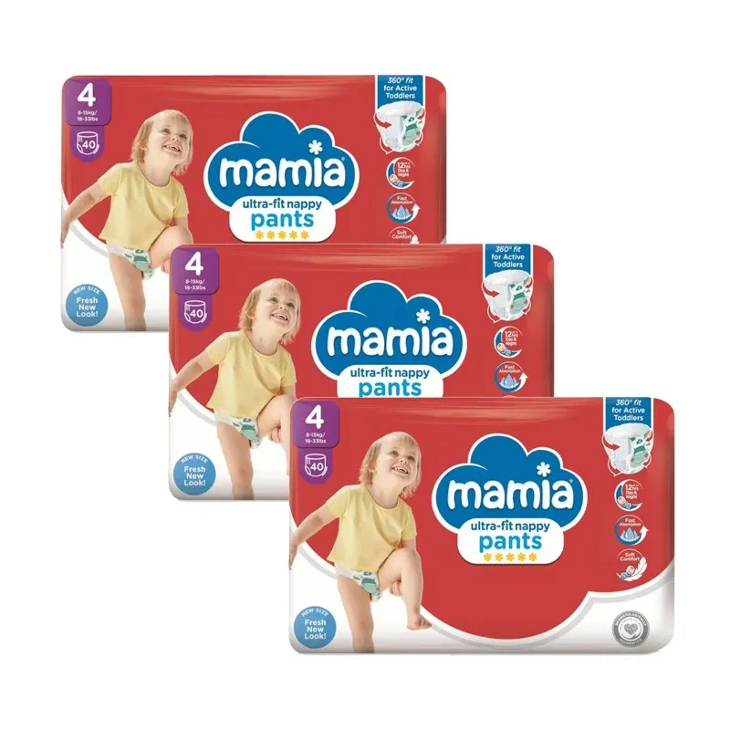 Mamia Гащички за еднократна употреба 4 8-15кг 120бр.