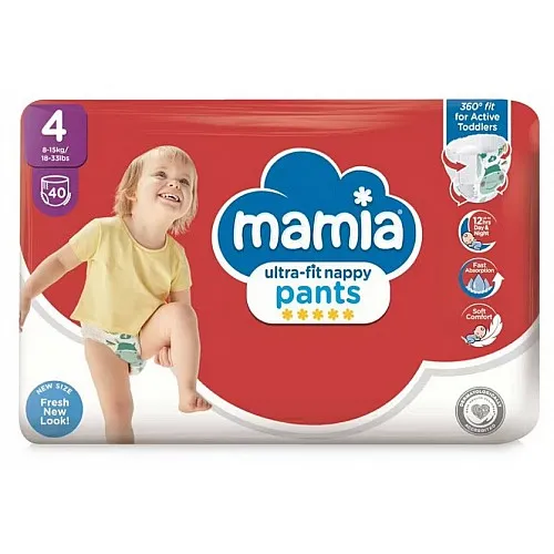 Mamia Гащички за еднократна употреба 4 8-15кг 40бр.