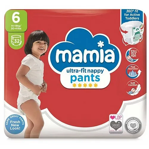 Mamia Гащички за еднократна употреба 6 14-19кг 32бр.
