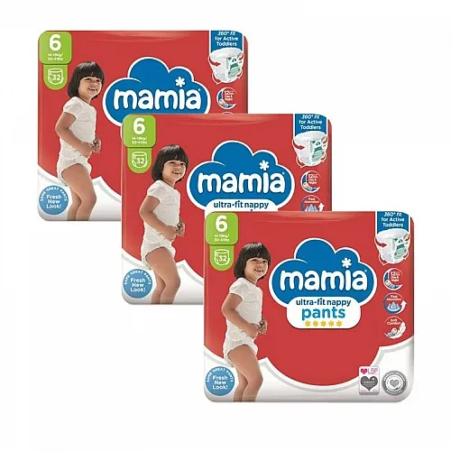 Mamia Гащички за еднократна употреба 6 14-19кг 96бр.