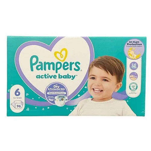 Pampers Active Baby 6 13-18кг 96бр.
