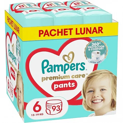 Pampers Гащички за еднократна употреба Premium Care 6 13-19кг 93бр.