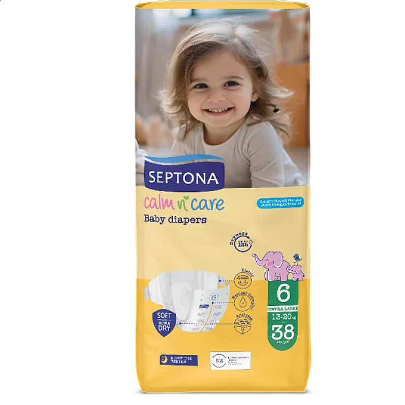 Septona Еднократни пелени 6 13-20кг 38бр.