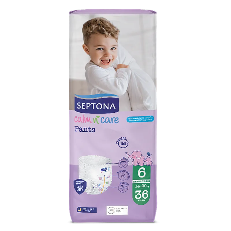 Septona Памперс гащички 6 14-20кг 36бр.