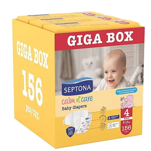 Septona Еднократни пелени 4 8-13кг 156бр.