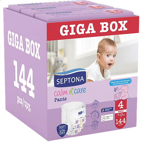 Septona Памперс гащички 4 7-13кг 144бр.