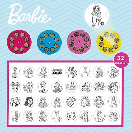 Творчески комплект, Lisciani, Barbie, Проектор за рисуване