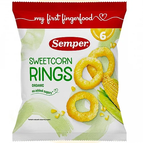 Semper ЕКО Царевични кръгчета 6м. 20г