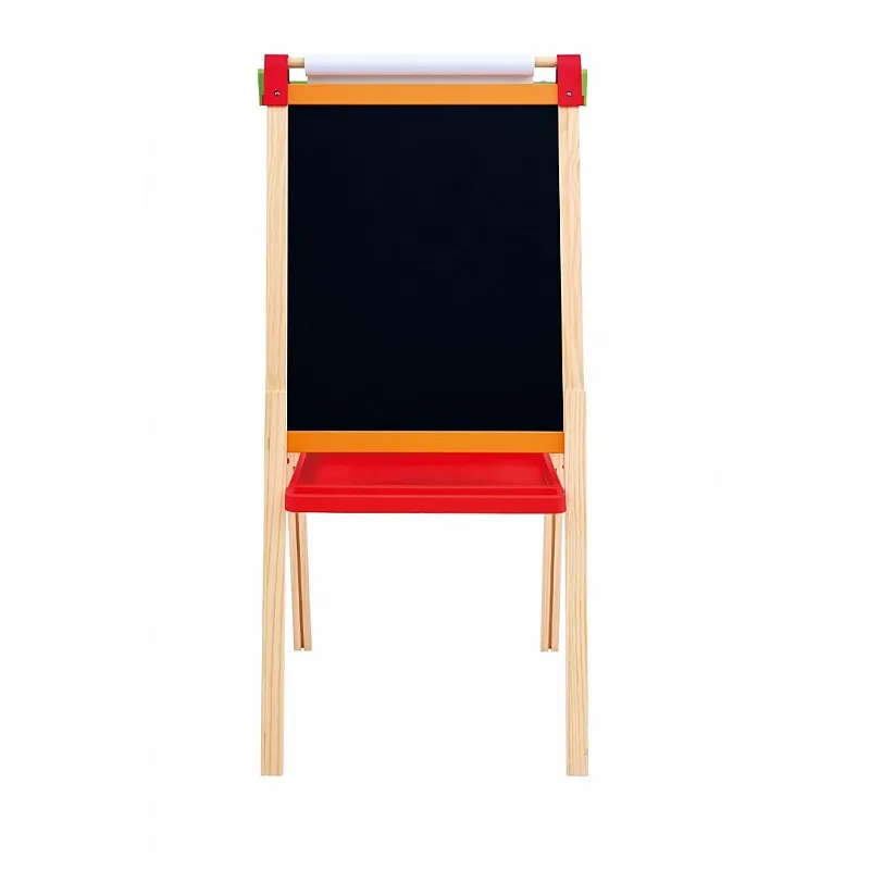 Двустранен дървен статив за рисуване, Hape, 52 x 43 x 115 см