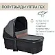 Chicco DUO СИСТЕМА MYSA  Black Satin количка, шаси и кош за новородено, 0м+