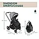 Chicco DUO СИСТЕМА MYSA  Charming Grey количка, шаси и кош за новородено, 0м+