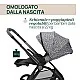 Chicco DUO СИСТЕМА MYSA  Charming Grey количка, шаси и кош за новородено, 0м+