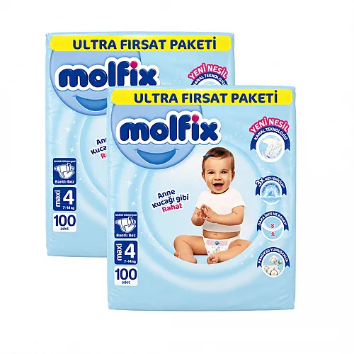 Molfix Jumbo Pack 4 Maxi 7-14кг - 200бр.