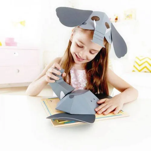 Творчески комплект, Hape, Направи си сам картина и маска, Слонче