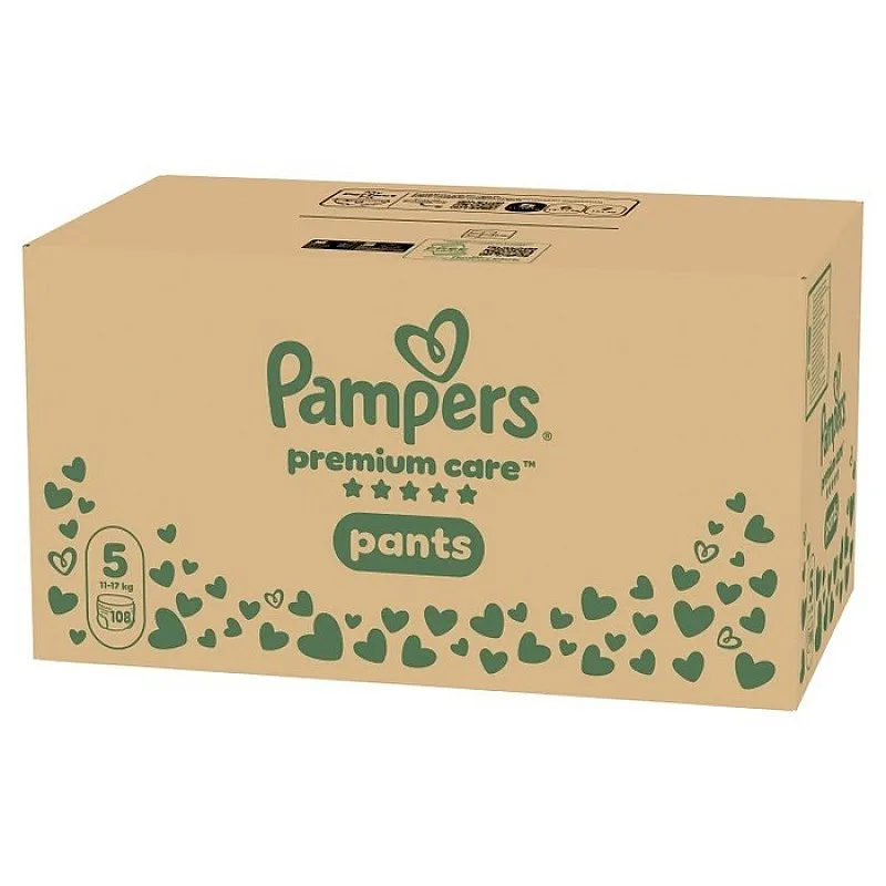 Pampers Premium Care Гащички за еднократна употреба 5 11-17кг 108бр.