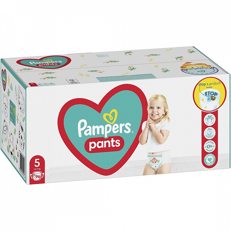 Pampers Гащички за еднократна употреба 5 Junior 12-17 кг - 96бр.