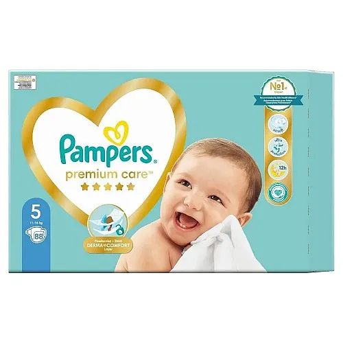 Pampers Premium Care 5 Junior 11-16 кг  - 88бр.