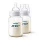 Philips AVENT Шишета за хранене Anti-Colic 2x260 мл, с биберон със сила на потока 2, 1м+  SCY103/02