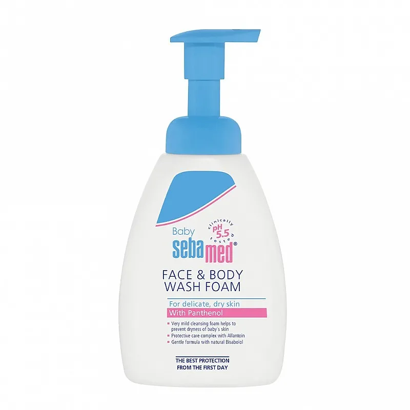 SEBAMED Измиваща пяна за лице и тяло 400ml