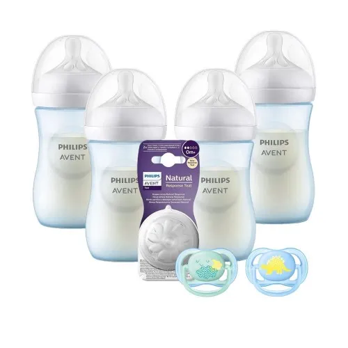 AVENT Шишета за новородено Natural Response - сини