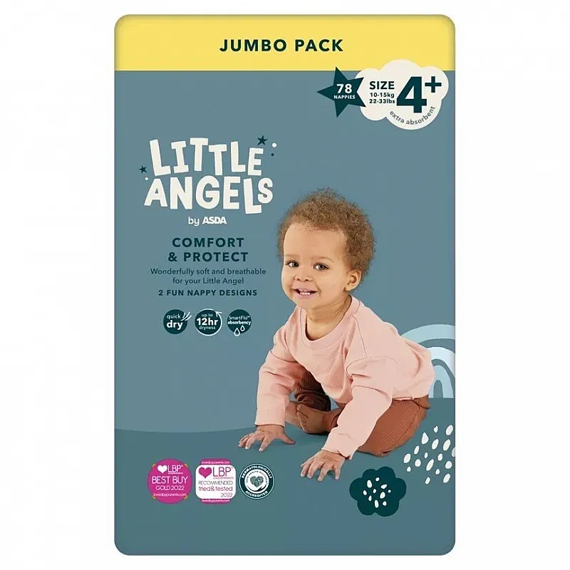 LITTLE ANGELS Памперси 10-15кг 78бр.