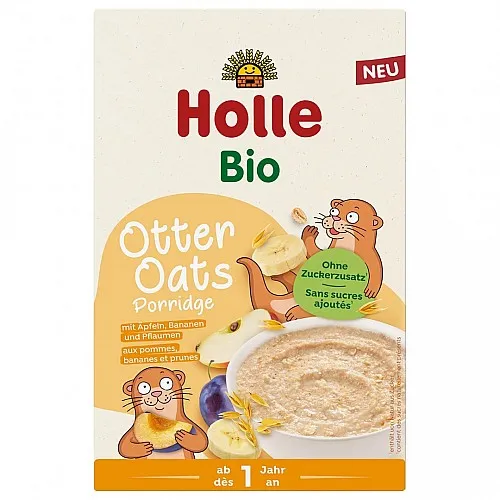 HOLLE БИО Овесена каша с банан 12м. 200г