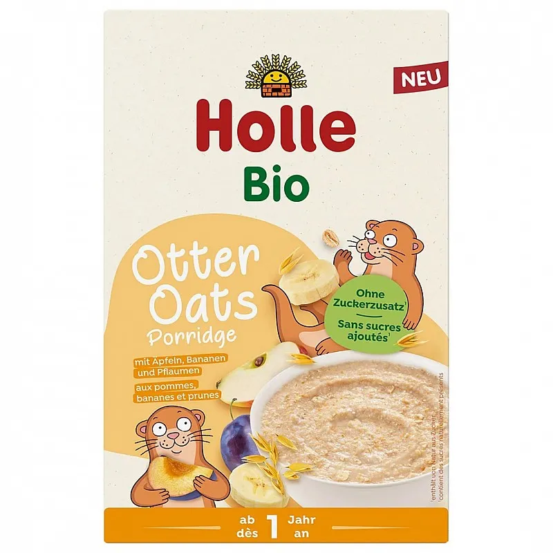 HOLLE БИО Овесена каша с банан 12м. 200г