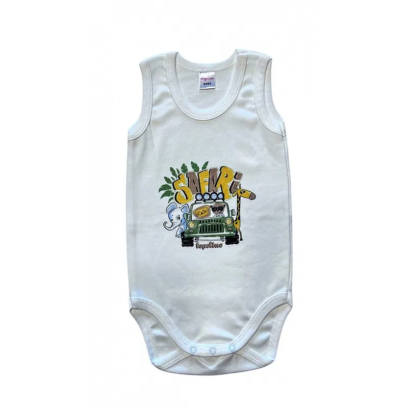 MYMOSA Бебешко боди потник 3-2470