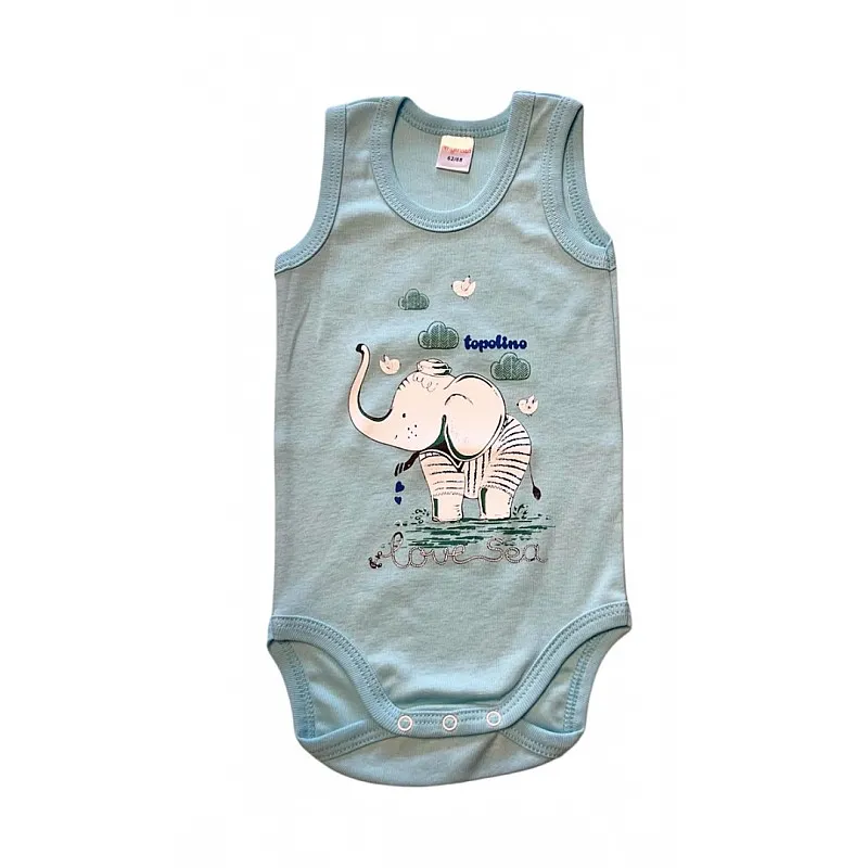 MYMOSA Бебешко боди потник 3-2472