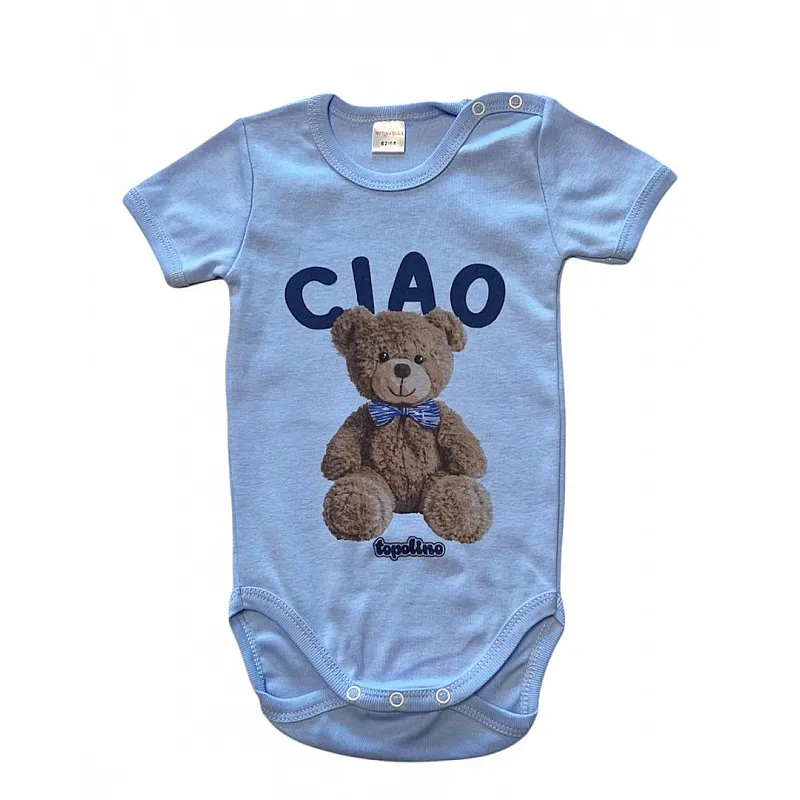 MYMOSA Бебешко боди с къс ръкав 3-2479