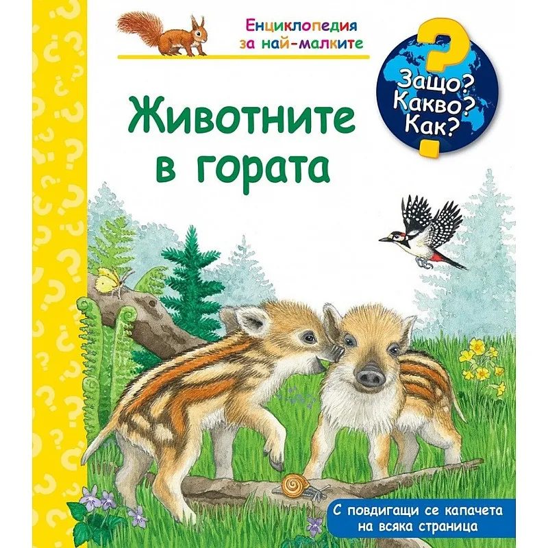 Защо? Какво? Как? Енциклопедия за най-малките - Животните в гората