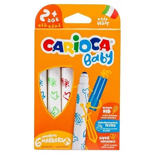 Маркери Carioca Baby 6бр.
