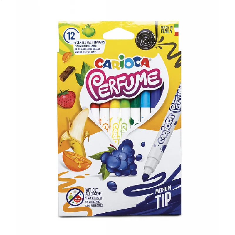 Carioca Флумастери Perfume 12 цвята