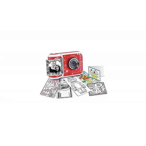 Интерактивна играчка, Vtech, Камера за моментни снимки 5MP, Червен