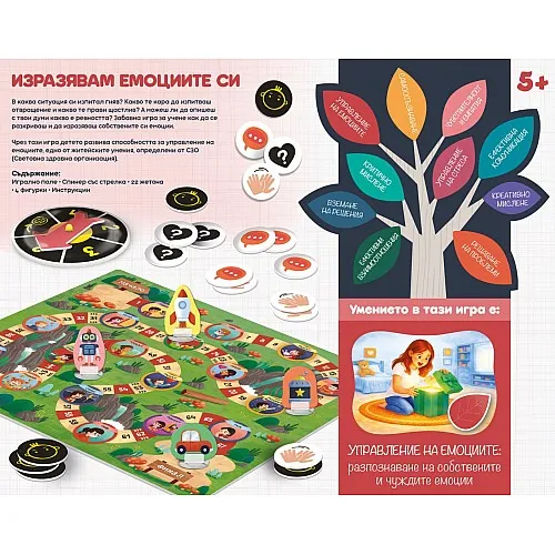 Настолна игра, Изразявам емоциите си, Lisciani, Life Skills