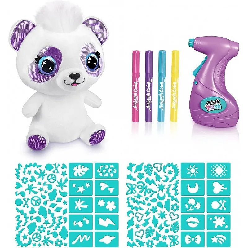 Творчески комплект, Canal Toys, Плюшена играчка за оцветяване, Плюшена панда
