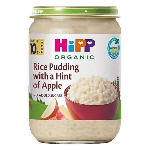 HiPP БИО Мляко с ориз и ябълка 10м. 190г