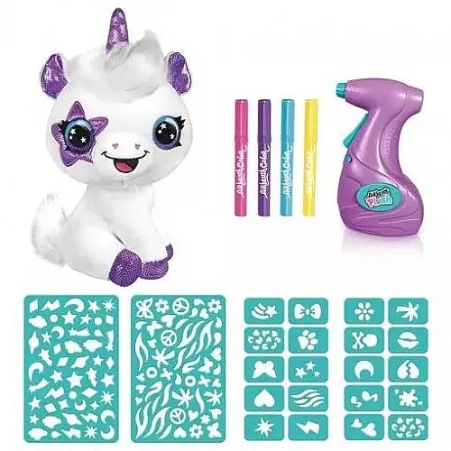 Творчески комплект, Canal Toys, Плюшена играчка за оцветяване, Сладък еднорог