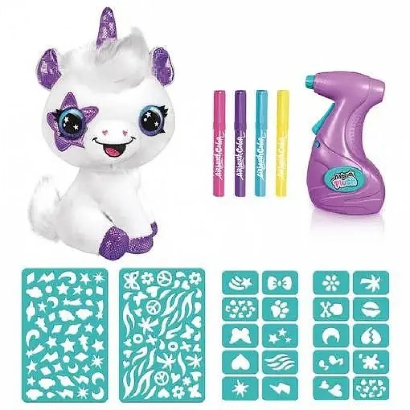 Творчески комплект, Canal Toys, Плюшена играчка за оцветяване, Сладък еднорог