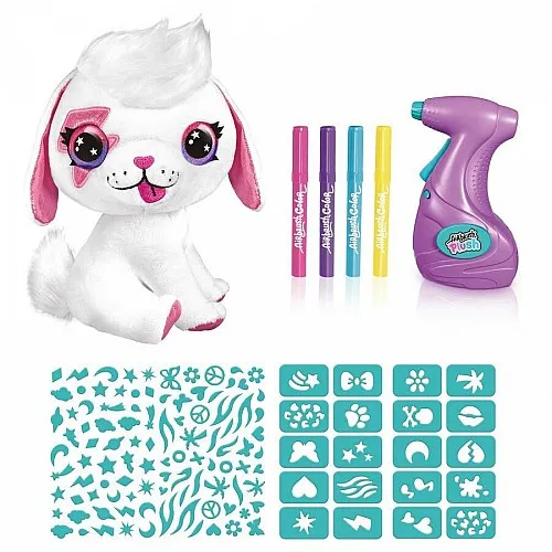 Творчески комплект, Canal Toys, Плюшена играчка за оцветяване, Сладко кученце